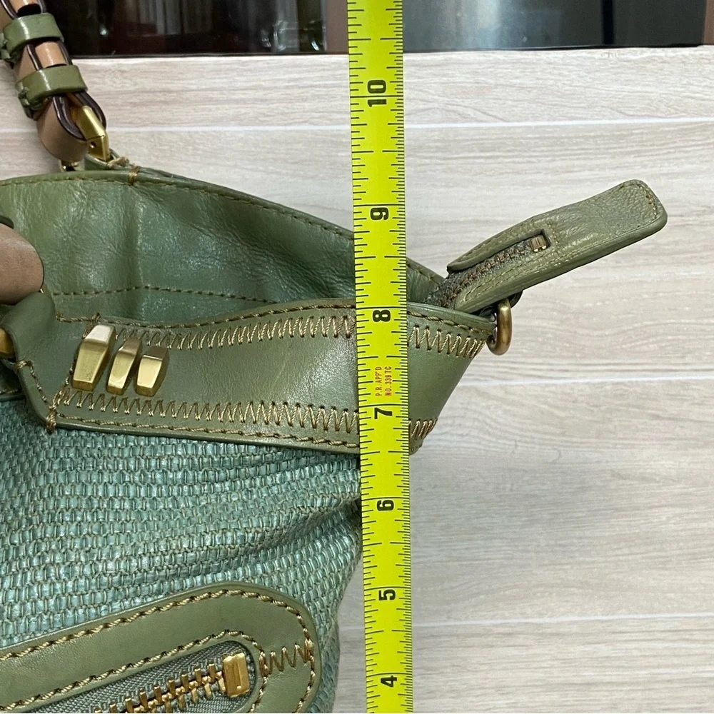 ORYANY / Fabric & Leather Boho Hobo Purse